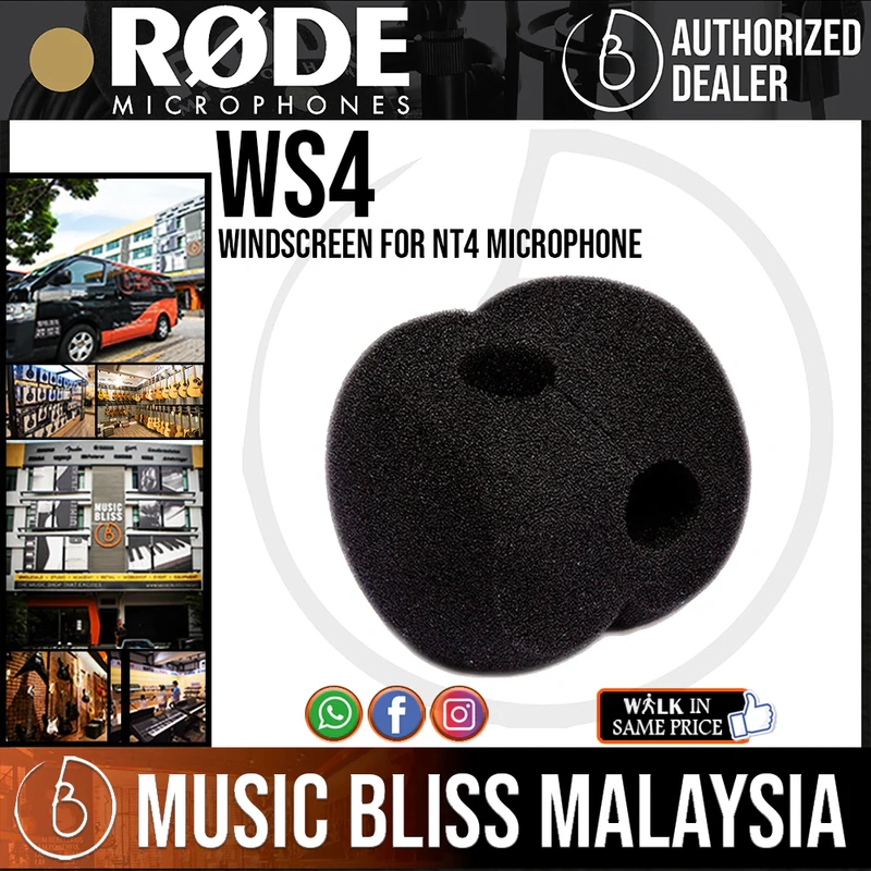 Rode WS4 Windscreen for NT4 Microphone