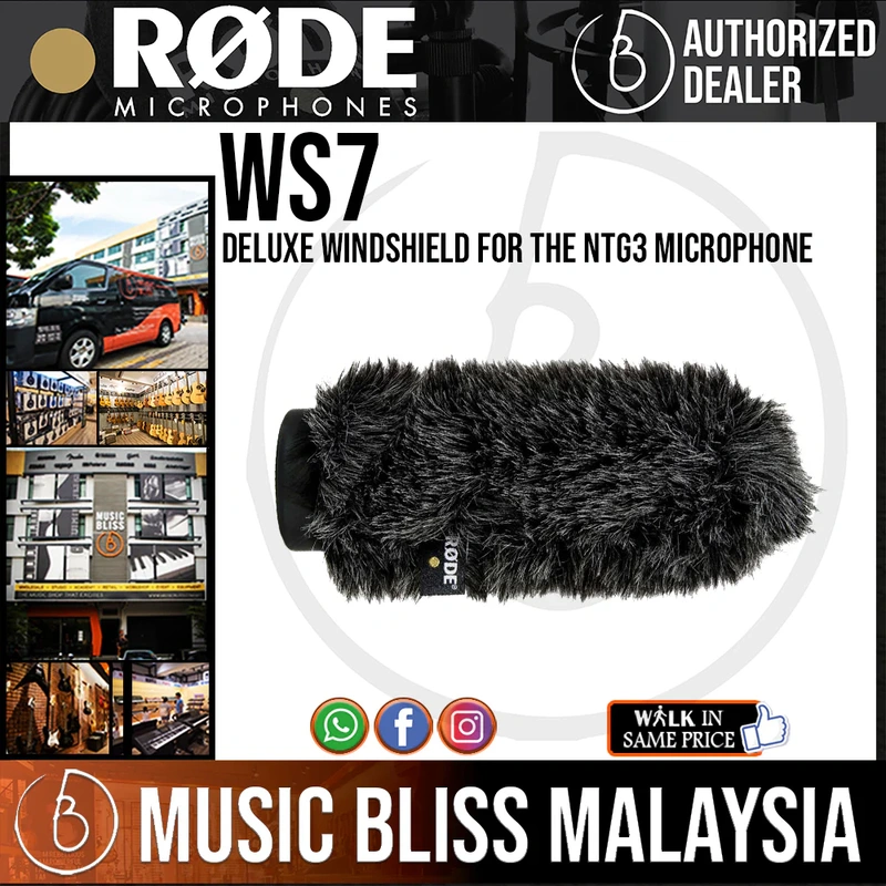 Rode WS7 Deluxe Windshield for the NTG3 Microphone