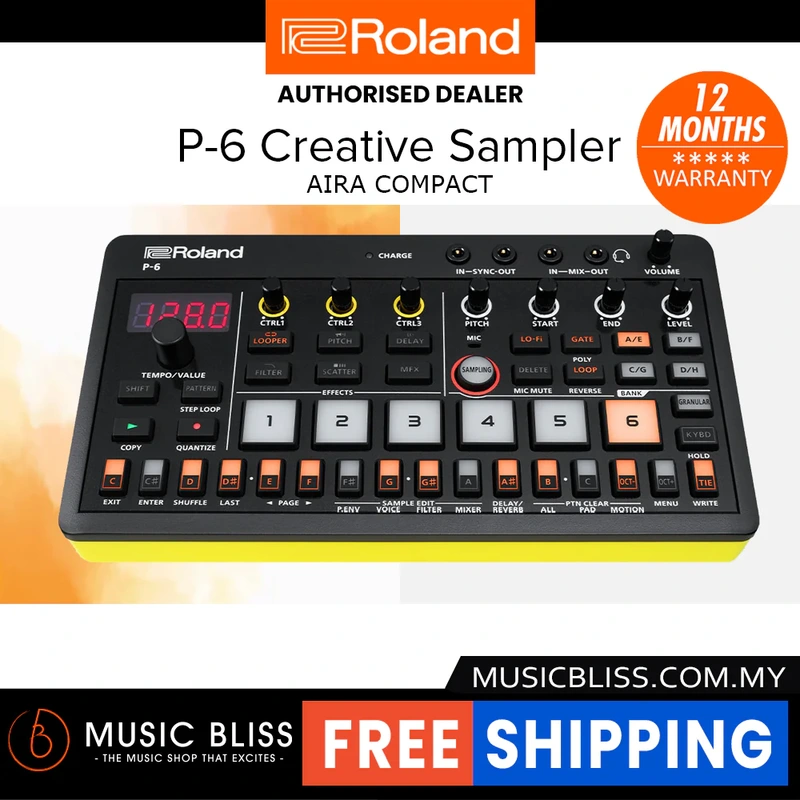 Roland Aira Compact P-6 Creative Sampler