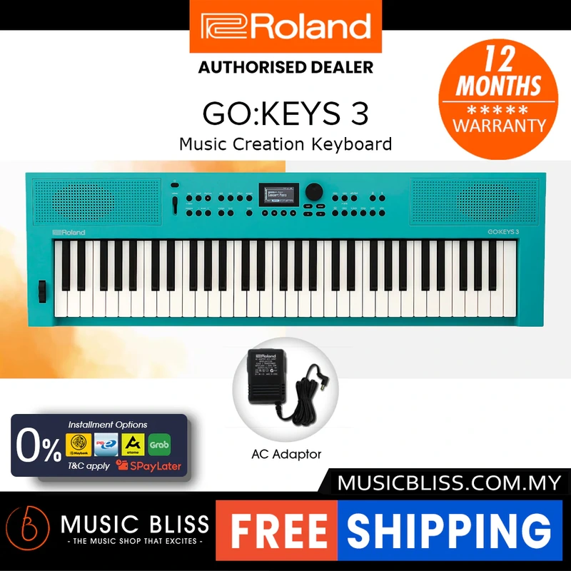 Roland GO:KEYS 3 Keyboard - Turquoise
