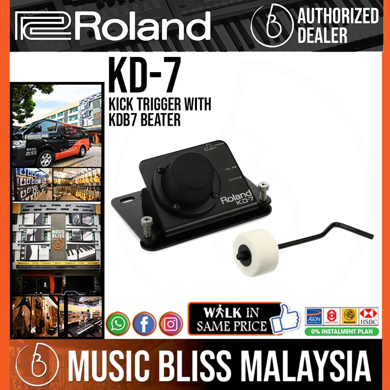 Roland KD-7 Kick Trigger with KDB7 Beater