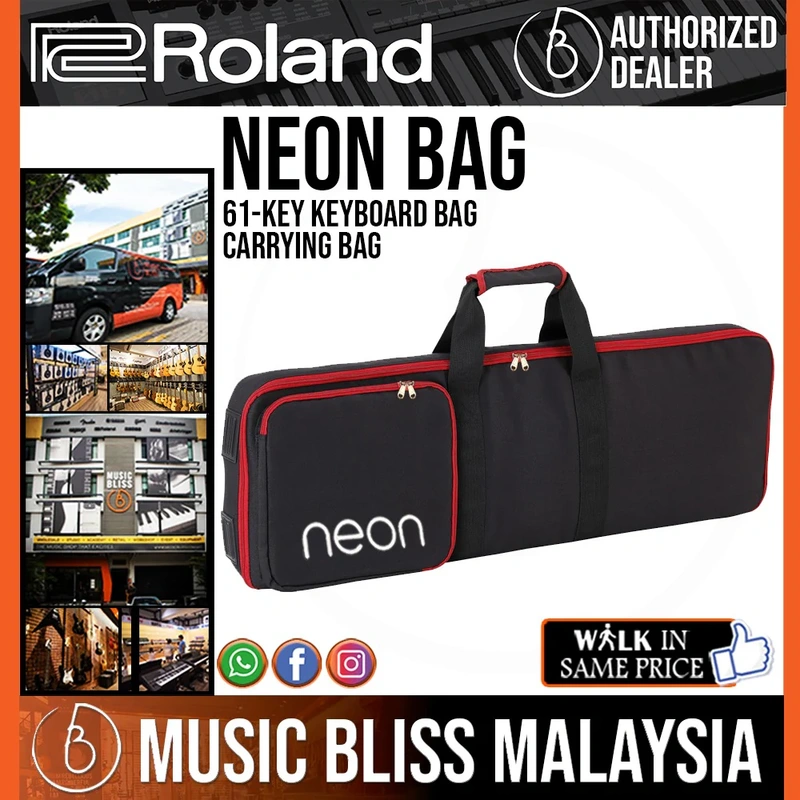 Roland NEON 61-key Keyboard Bag for Roland GO:KEYS & GO:PIANO Keyboard