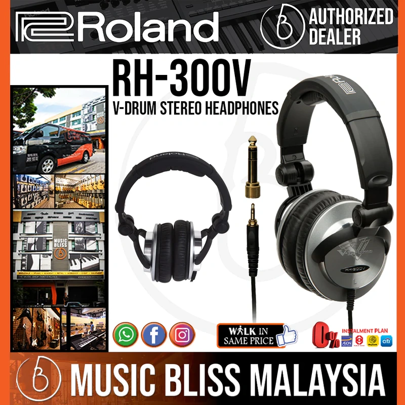 Roland RH-300V V-Drum Stereo Headphones