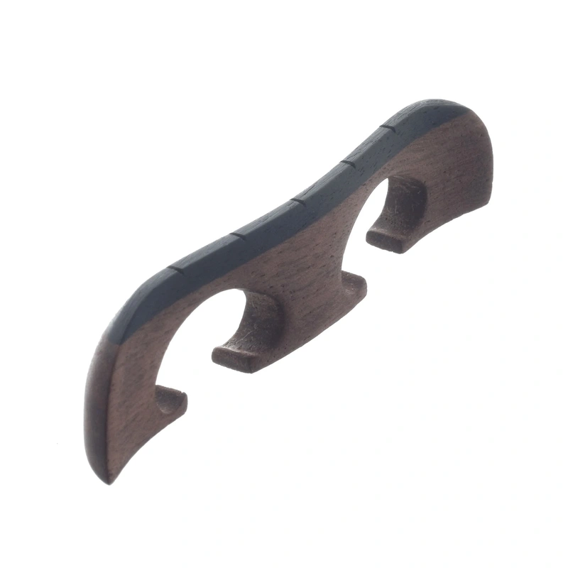 Sampson Wave Top Compensated Banjo Bridge, 5/8" Walnut