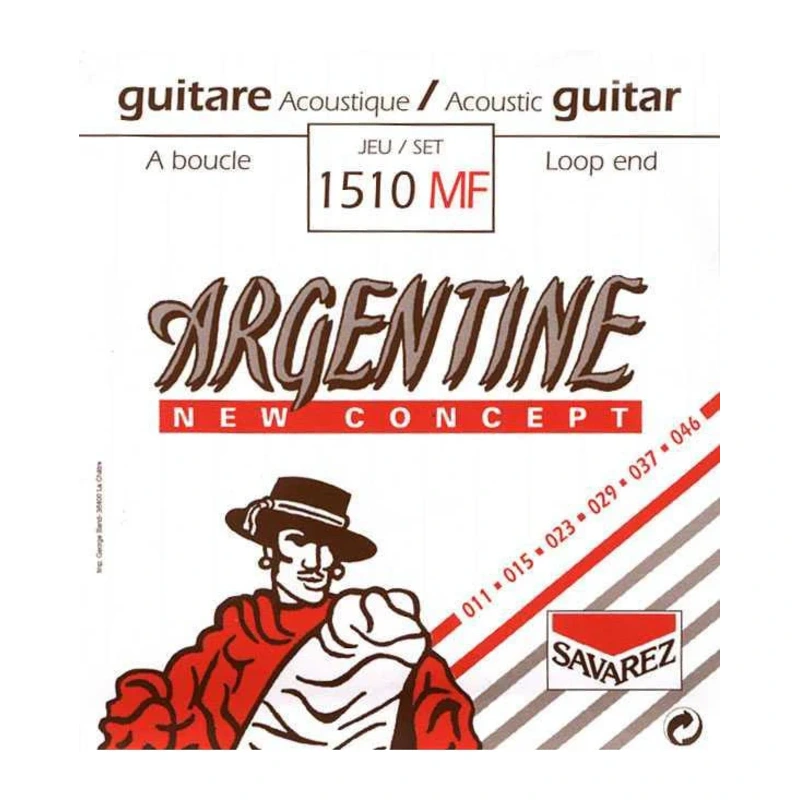 Savarez 1510MF Argentine Loop-End Strings, Medium-Light Gauge