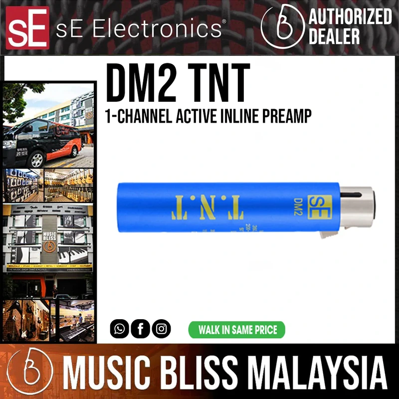 sE Electronics DM2 TNT 1-channel Active Inline Preamp