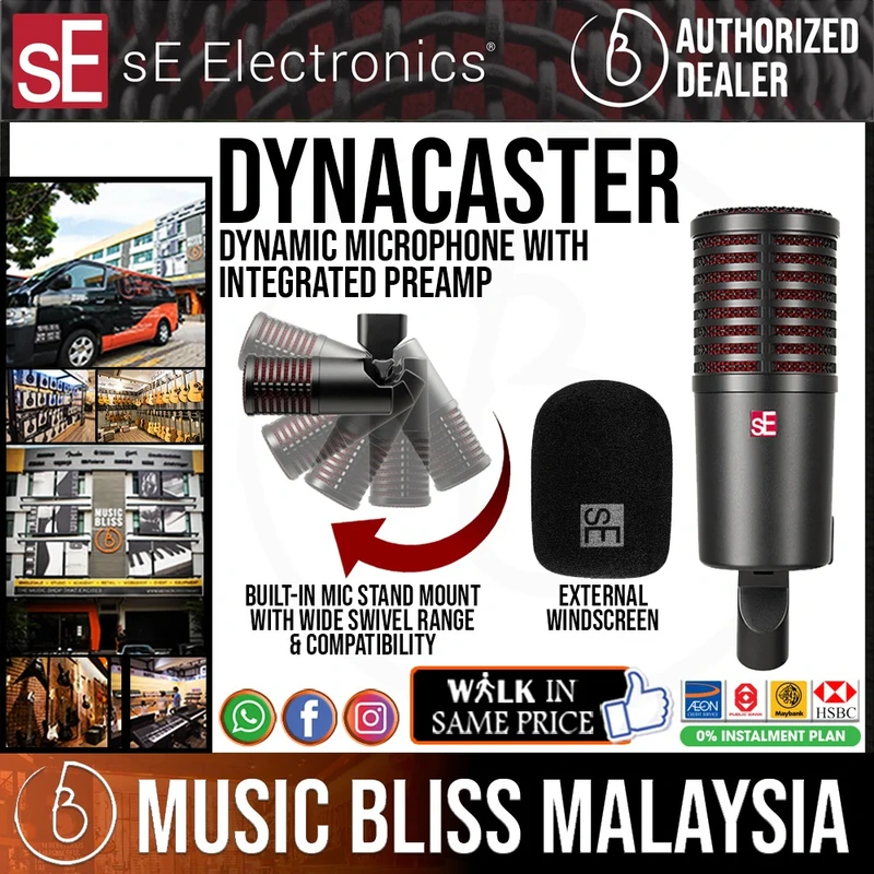 sE Electronics DynaCaster DCM8 Dynamic Microphone
