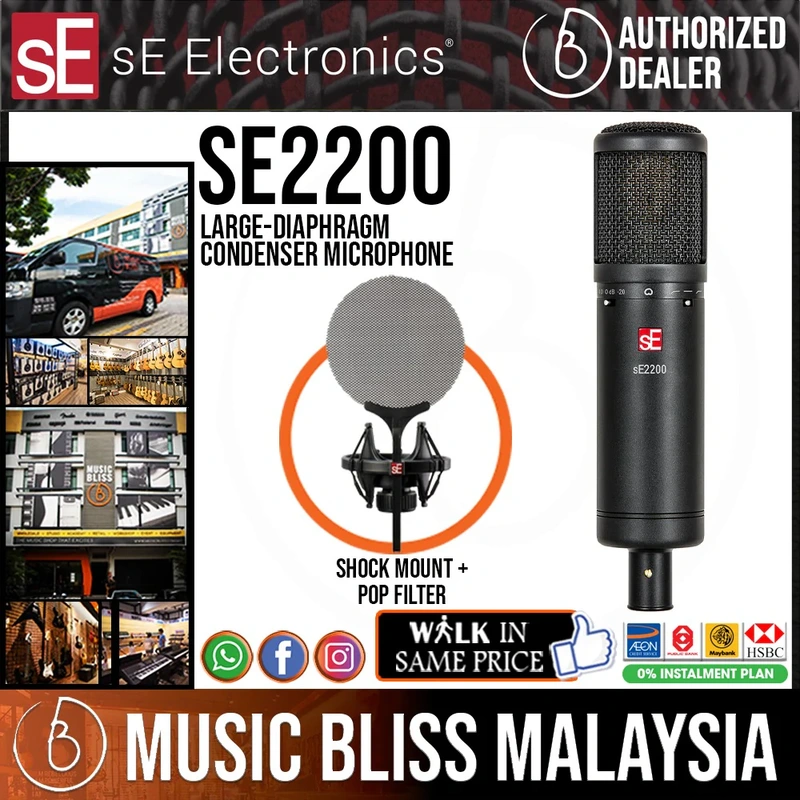 SE Electronics sE2200 Large-diaphragm Condenser Microphone