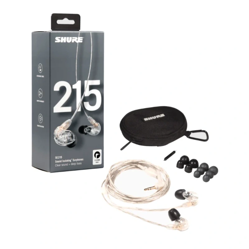 SE215 Sound Isolating Earphones - Clear