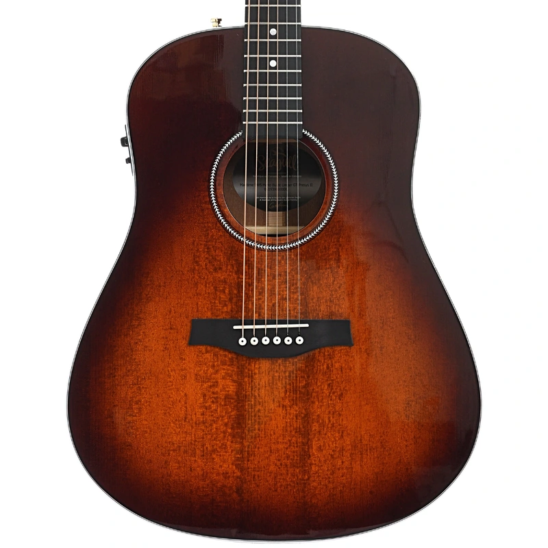 Seagull Maritime Solid Wood Series Mahogany Burnt Umber Gloss Top Guitar