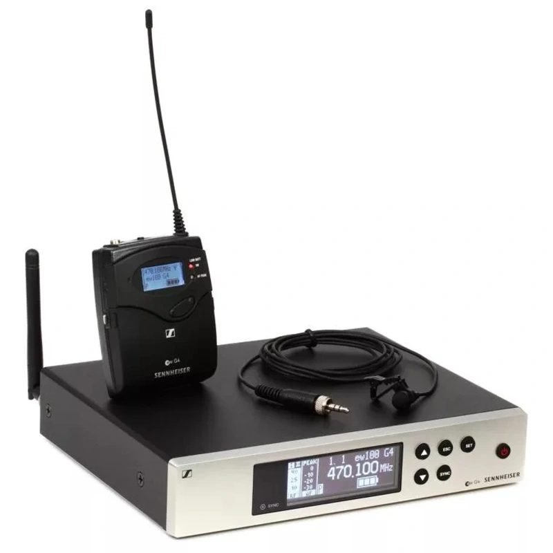 Sennheiser EW 100 G4-ME2 Wireless Lavalier Microphone System - A Band
