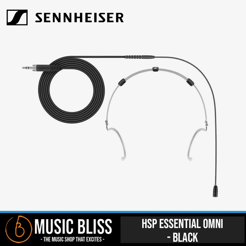 Sennheiser HSP Essential Omni with EW Wireless Connector - Black