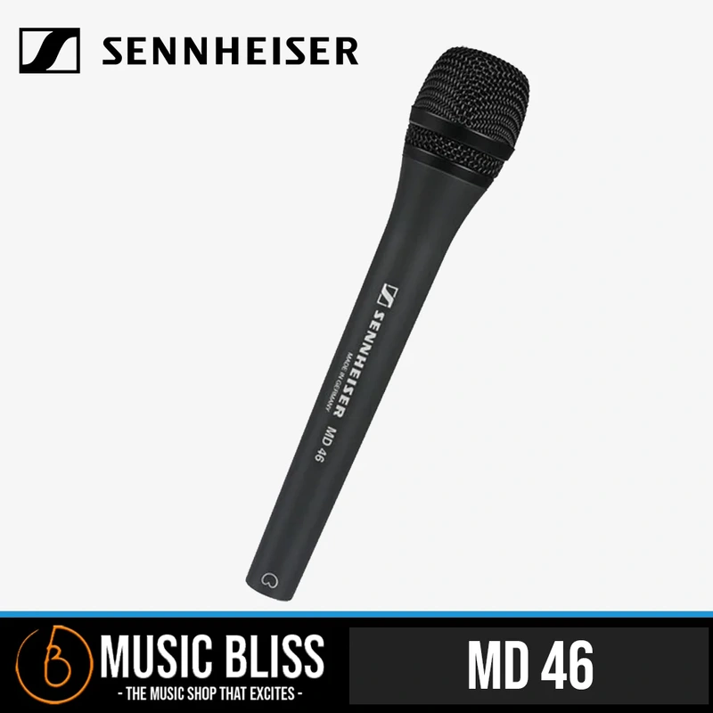 Sennheiser MD 46 Live Reporting and Broadcasting Microphone