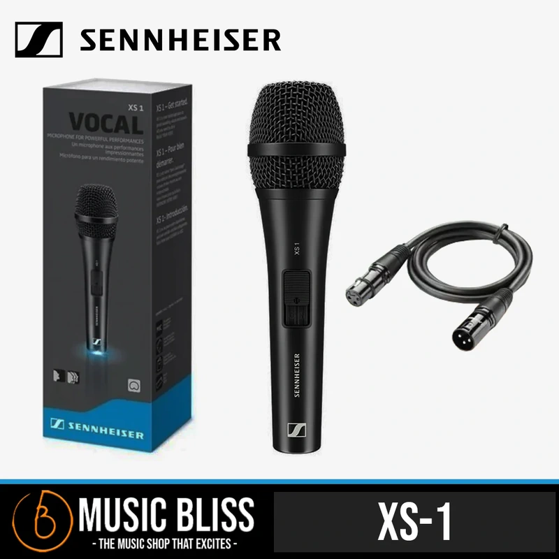 Sennheiser XS 1 Wired Dynamic Microphone with Free Mic Cable