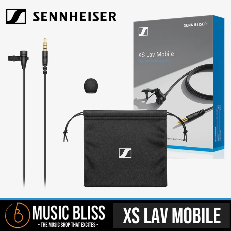 Sennheiser XS Lav Mobile Lapel Microphone TRRS Connection