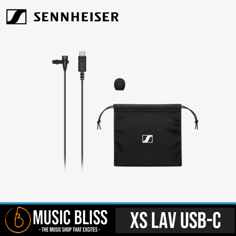 Sennheiser XS Lav USB-C Lapel Microphone Computers & Mobile Devices with USB-C Ports