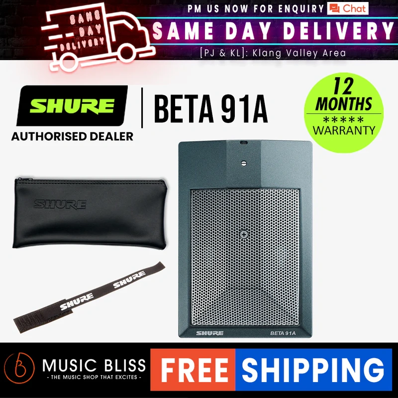 Shure BETA 91A Condenser Boundary Microphone