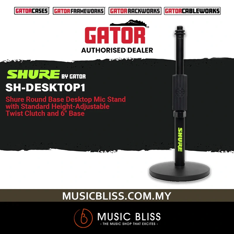 Shure by Gator SH-DESKTOP1 Microphone Stand