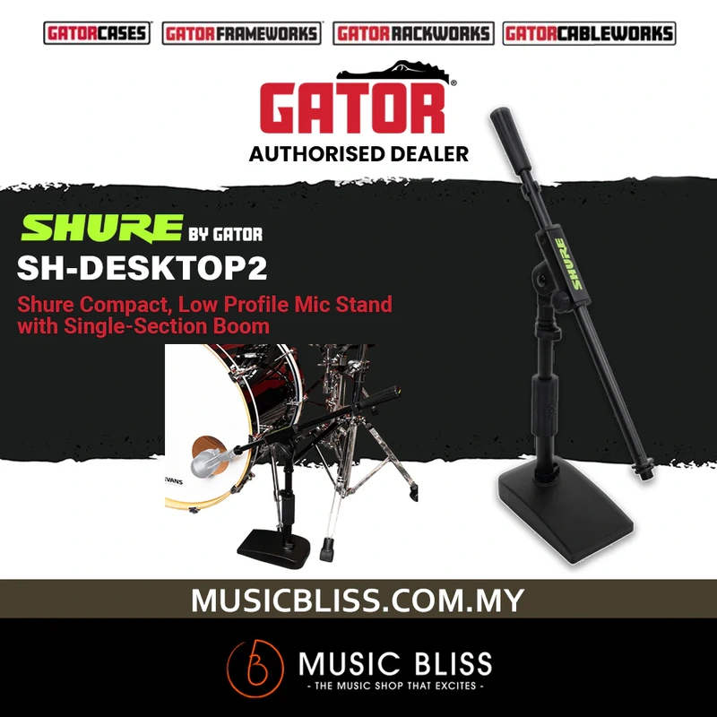 Shure by Gator SH-DESKTOP2 Microphone Stand