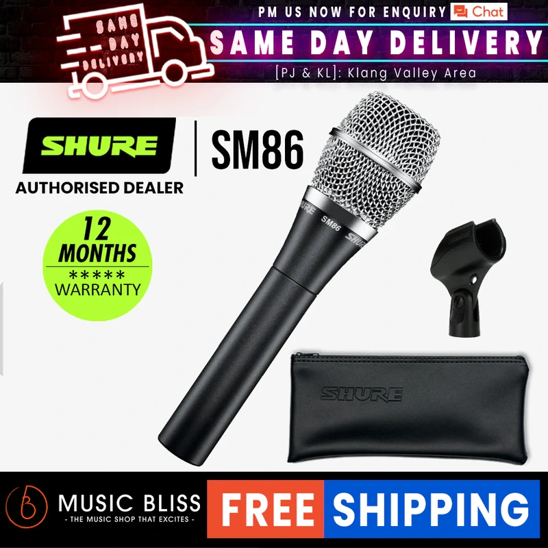 Shure SM86 Handheld Condenser Microphone