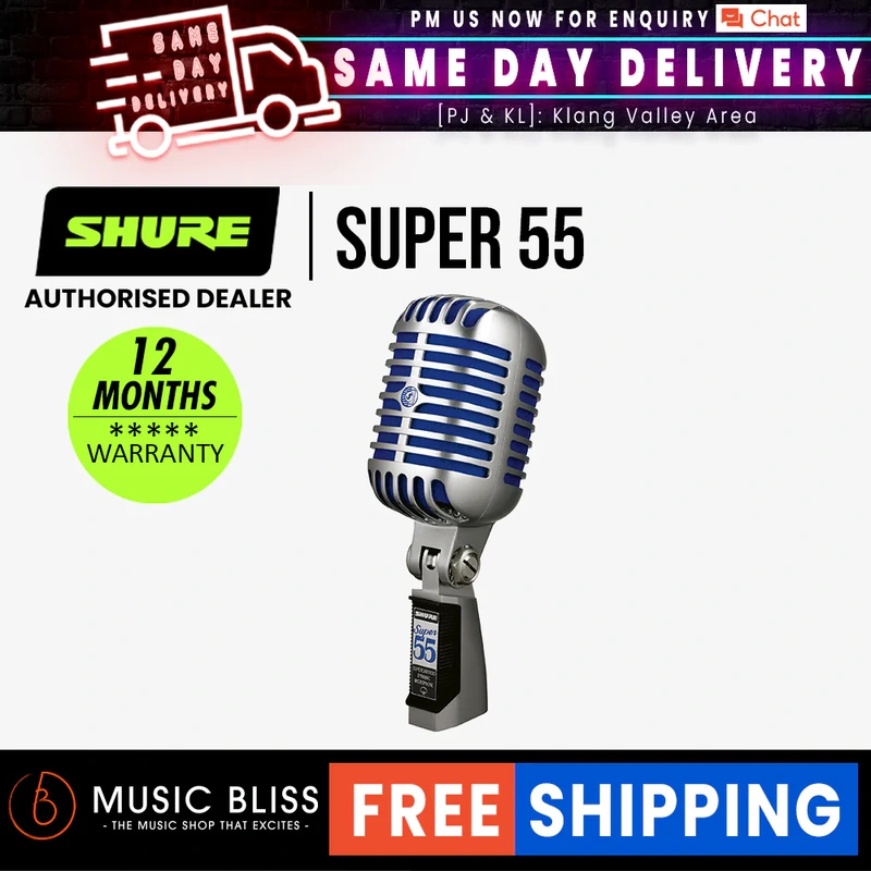 Shure Super 55 Dynamic Microphone