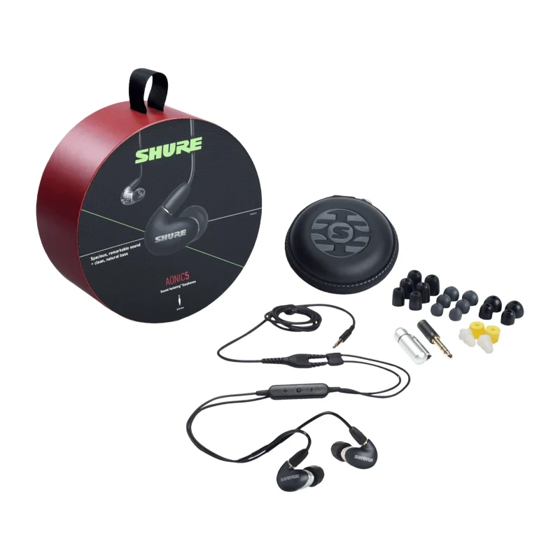 Shure Triple-Driver AONIC 5 Sound Isolating Earphones - Black