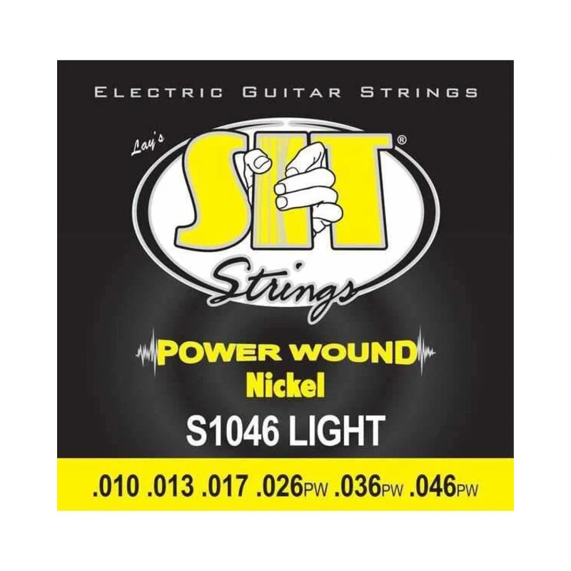 SIT S1046 Power Wound Electric Guitar Set, Light Gauge