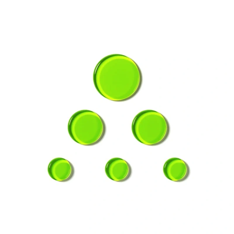 SlapKlatz Mini Damper Gels - Alien Green