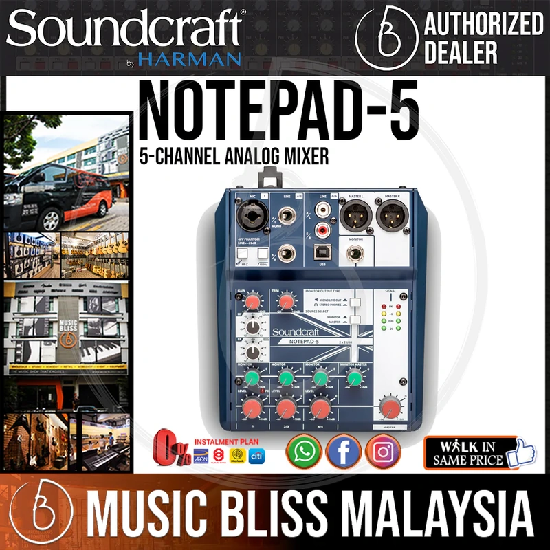 Soundcraft Notepad-5 Mixer