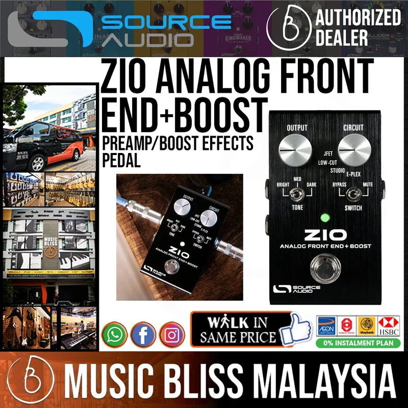 Source Audio Zio Analog Front End + Boost Pedal