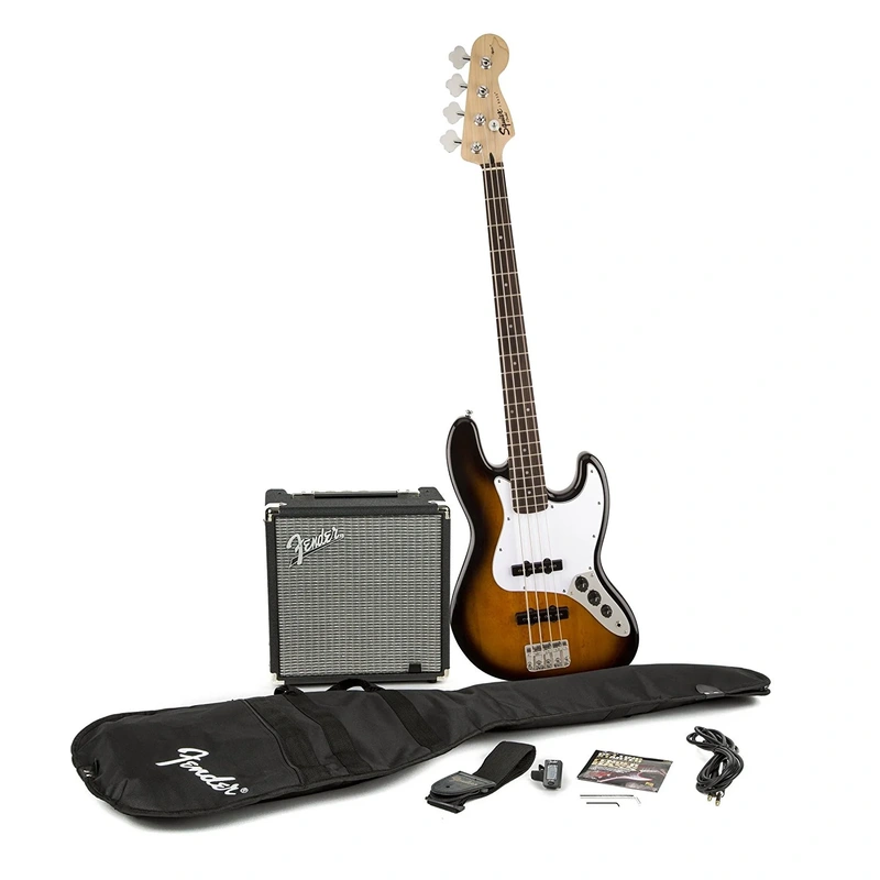 SQUIER by FENDER Jazz Bass PackageE V3, Sunburst