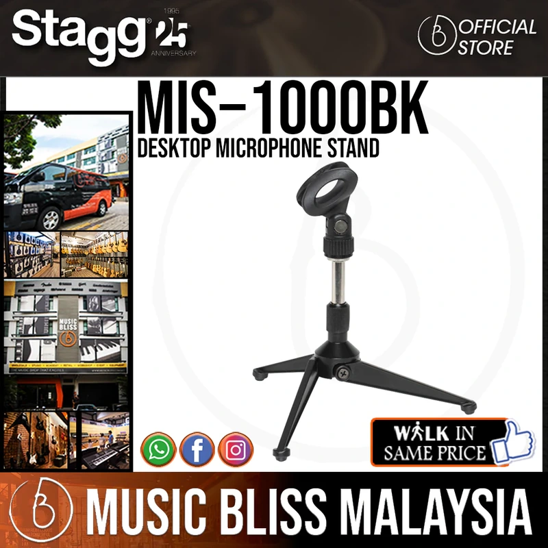 Stagg MIS1000BK Desktop Microphone Stand