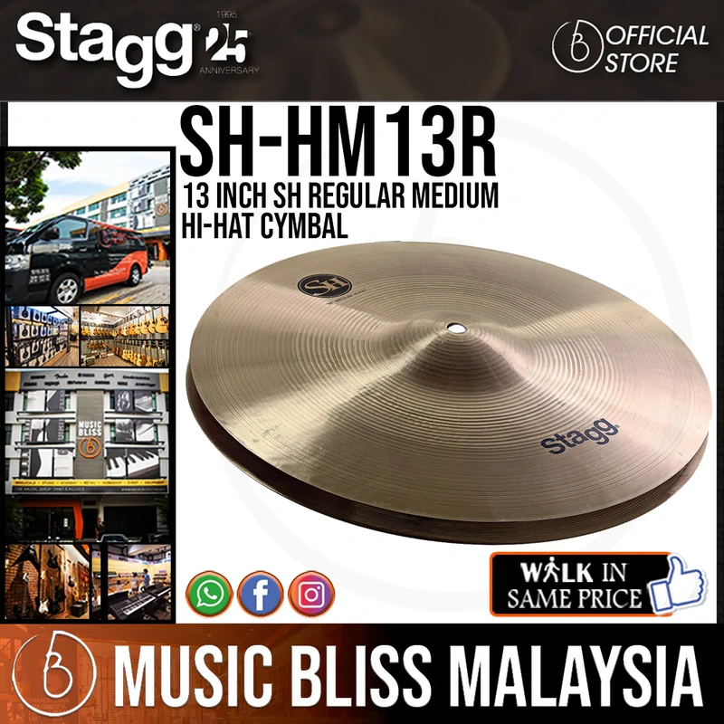 Stagg SH-HM13R 13 inch SH Regular Medium Hi-Hat Cymbal