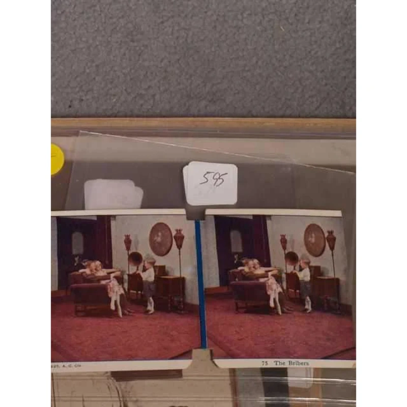 Stereoscopic Card: The Bribers