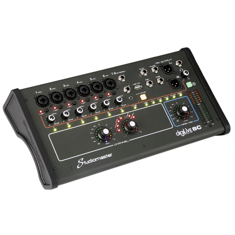 Studiomaster Digilive08C 8 Channel Digital Mixer