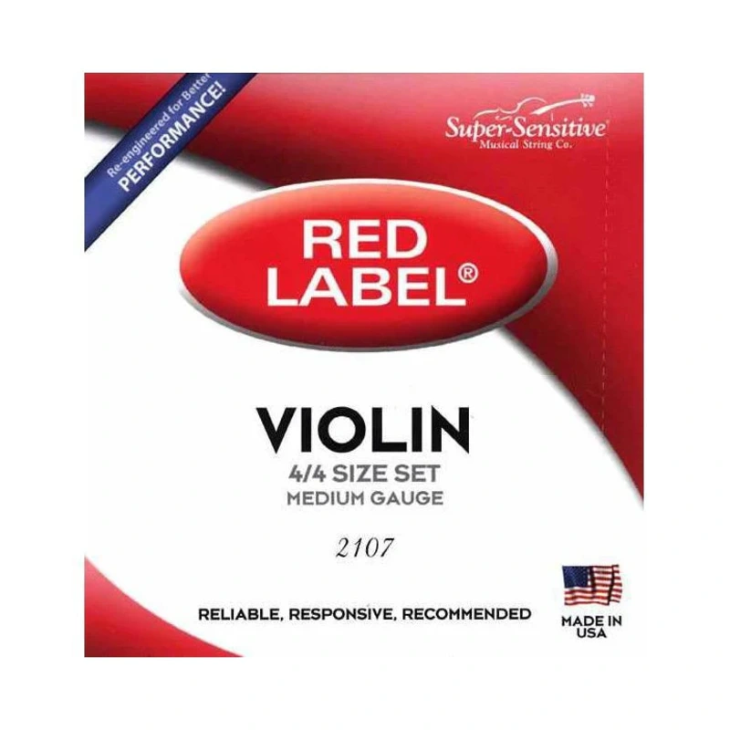 Super Sensitive 2107 4/4 Medium Violin String Set