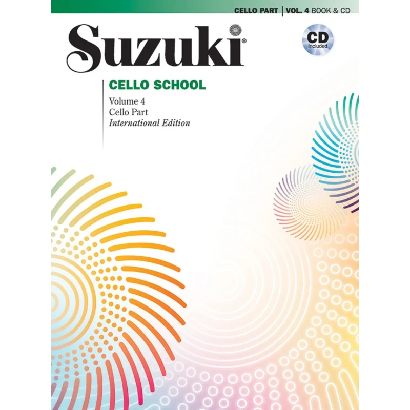 Suzuki Cello School- Volume 4 Book & CD
