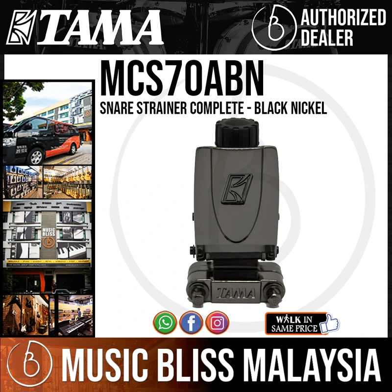 Tama MCS70ABN Snare Strainer Complete - Black Nickel