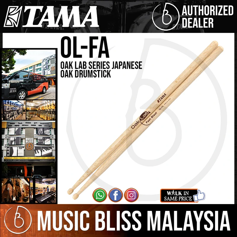 Tama OL-FA Oak Lab Series Japanese Oak Drumstick