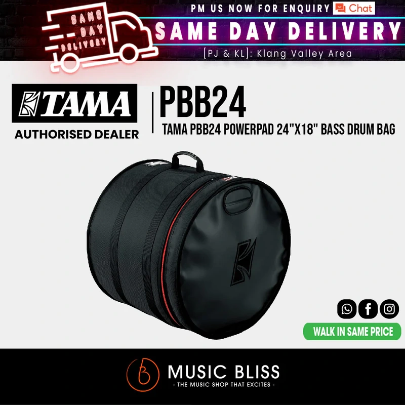 Tama PBB24 Powerpad 24"x18" Bass Drum Bag