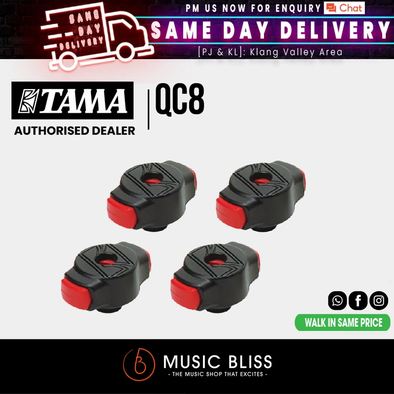 Tama QC8 Quick Set Cymbal Mate 4-Pack