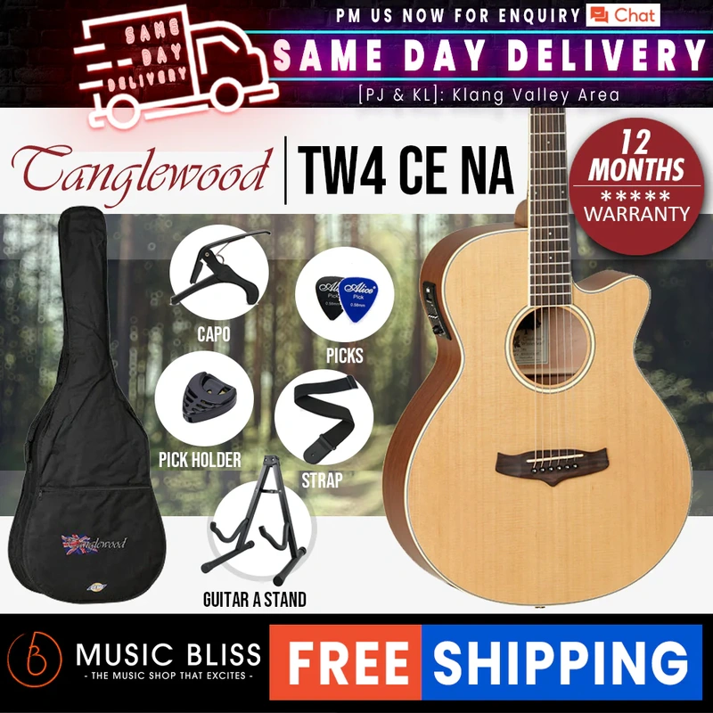 Tanglewood TW4CE NA Acoustic-Electric Guitar