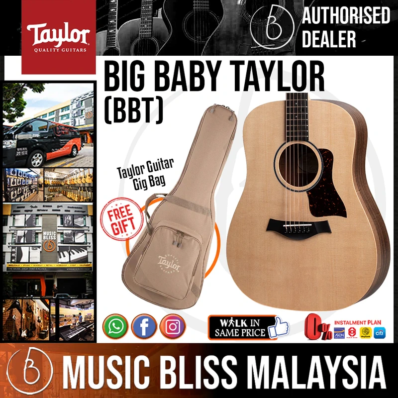 Taylor Big Baby Taylor - Spruce Top with Bag