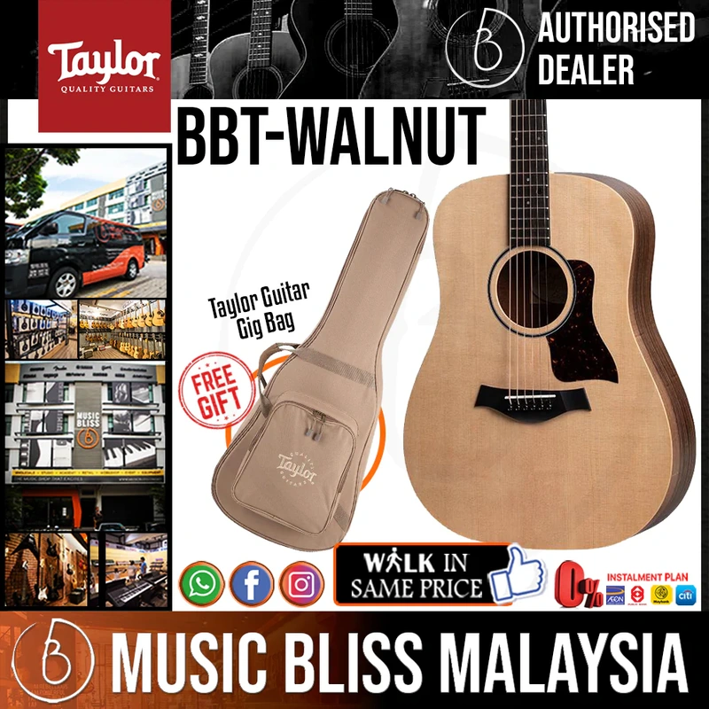 Taylor Big Baby Taylor Walnut with Bag