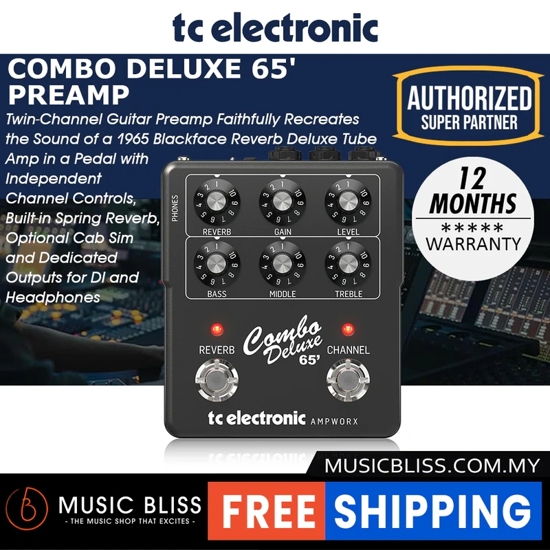 TC Electronic Ampworx Combo Deluxe '65 Preamp Pedal