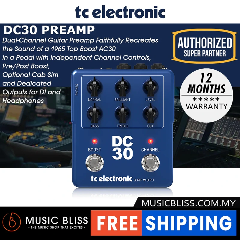 TC Electronic Ampworx DC30 Preamp Pedal