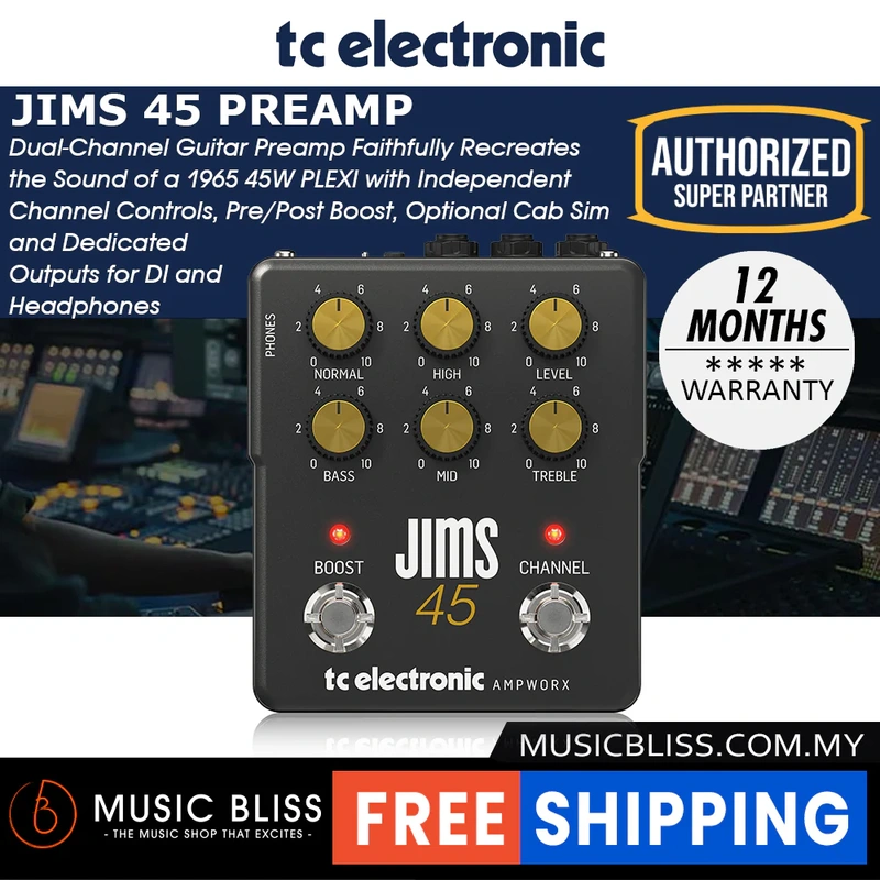 TC Electronic Ampworx JIMS 45 Preamp Pedal