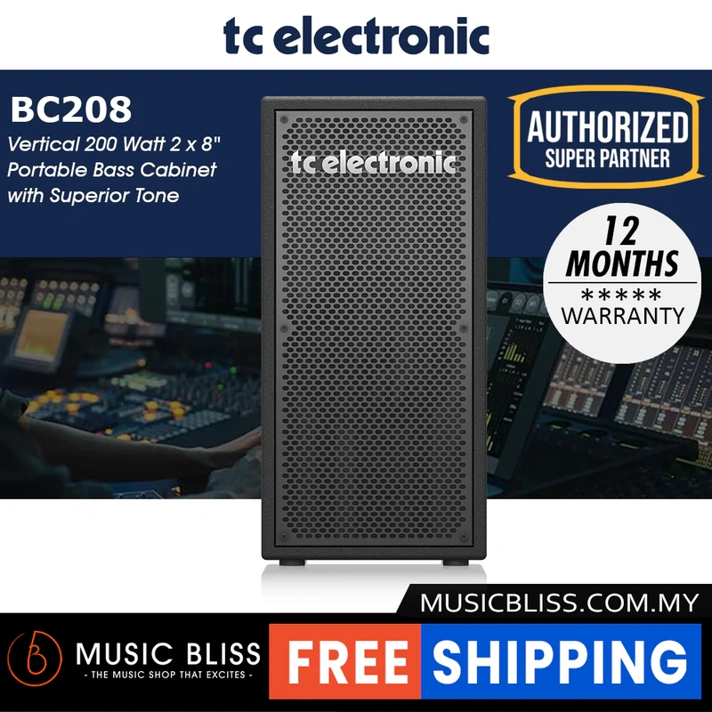 TC Electronic BC208 2x8" 200-watt Bass Cabinet