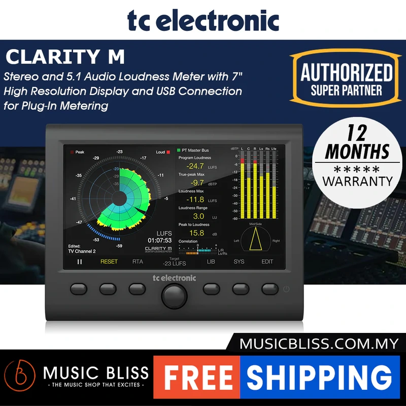 TC Electronic Clarity M Loudness Meter