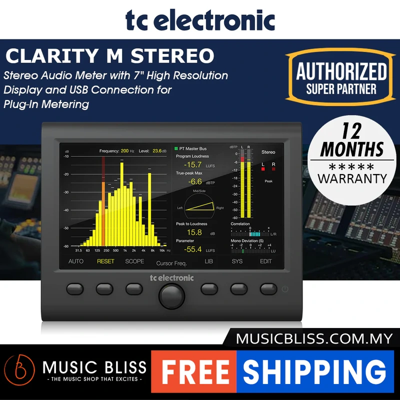 TC Electronic Clarity M Stereo Loudness Meter